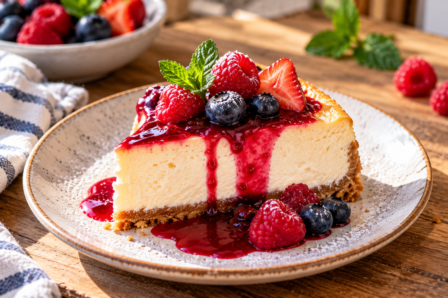 Carla’s Creamy New York Cheesecake 🍰