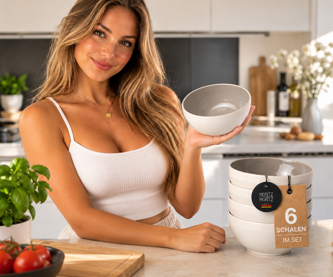 Moritz & Moritz Stone Cavo Müslischalen – 6er Set